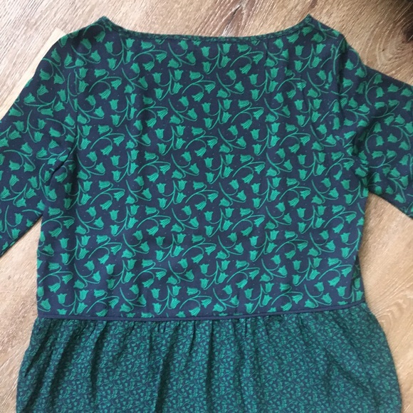 Ann Taylor LOFT blouse, green floral print, S - Picture 4 of 11